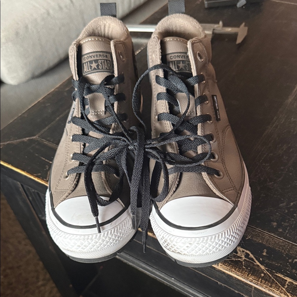 Converse Chuck Taylor Malden street High-Top Sneakers - Brown and White